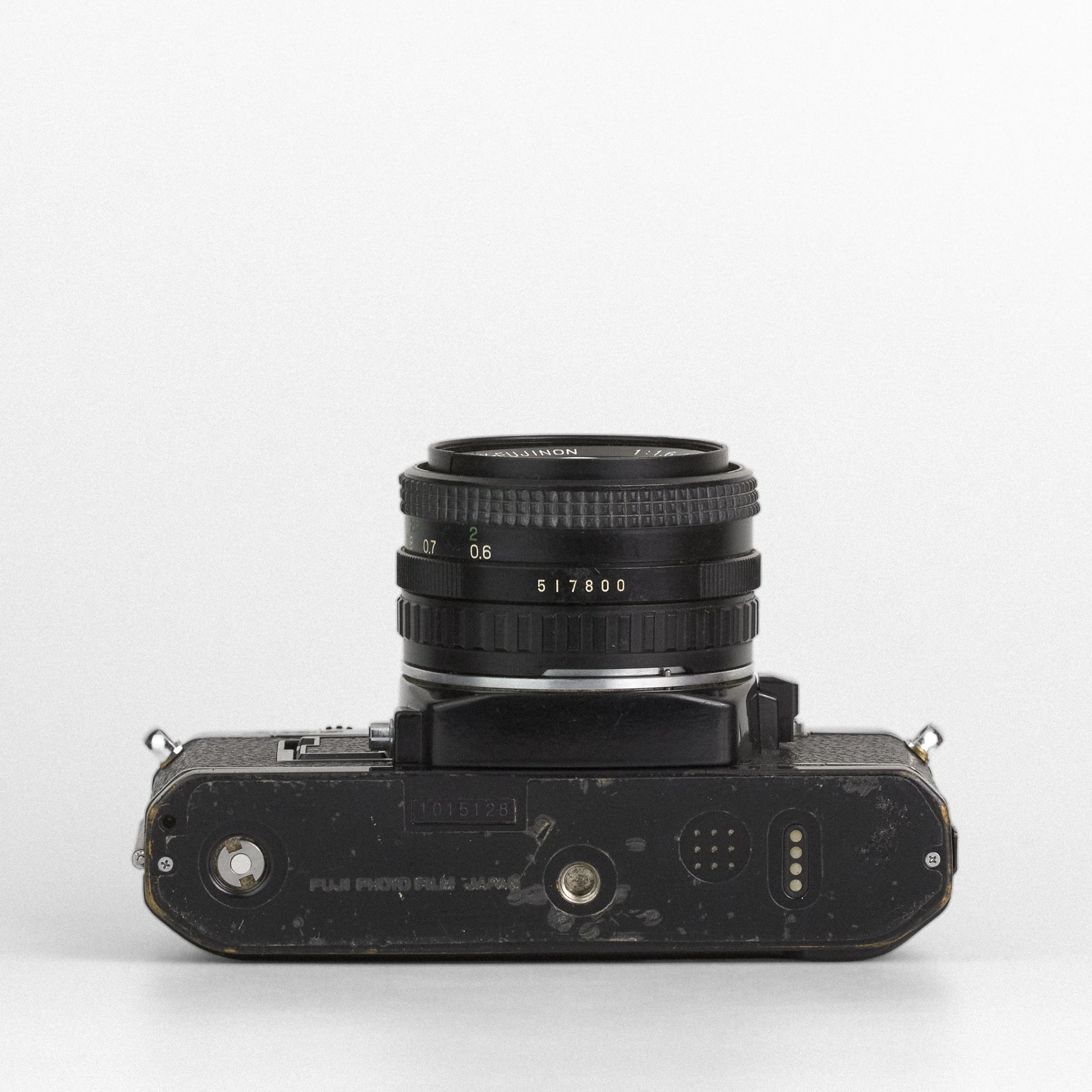 Fujica AX-5 + EBC X-Fujinon 50mm f/1.6 — Carmencita Film Cameras